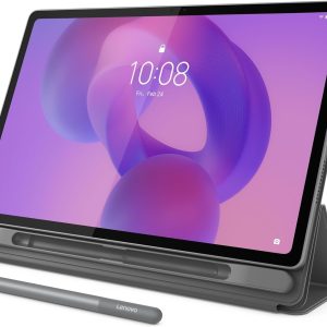 Lenovo Idea Tab Plus – Lightweight Tablet – 12.1″ 2.5K IPS Touchscreen Display – 90Hz – MediaTek Dimensity 6400-8GB Memory – 128GB Storage – Integrated Arm Mali-G57 MC2 Tab Pen & Folio Case