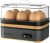 Evoloop Rapid Egg Cooker Electric 6 Eggs Capacity, Soft, Medium, Hard Boiled, Poacher, Omelet Maker Egg Poacher With Auto Shut-Off