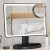 FUNTOUCH Large Lighted Makeup Mirror with Lights (Black)