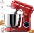 Honinst Stand Mixer, 6.5QT 10-Speed Tilt-Head Electric Stand Mixer, 3-In-1 Kitchen Mixer with Bowl, Dough Hook, Whisk and Beater, Food Mixer for Baking, Cake and Most Home Cooks