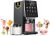Alcarin Ice Cream Maker with 3 Pints(Not Freezer) Homemade Slushie Gelato Yogurt Sorbet Frozen Treat Machine 10 Pre-set Program Respin & Mix-in
